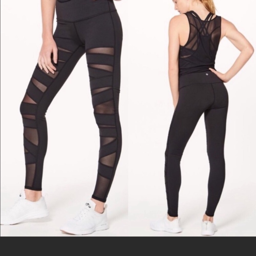 Lululemon Wunder Under Black Bandage Leggings New without Tags 28” Length